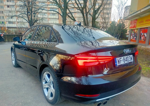 Audi A3 cena 75000 przebieg: 82000, rok produkcji 2017 z Warszawa małe 191